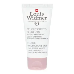 Louis Widmer Fluide Hydratant UV 6 Zonder Parfum 50 ML