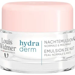Louis Widmer Hydraderm Nachtemulsie Zonder Parfum 50 ML
