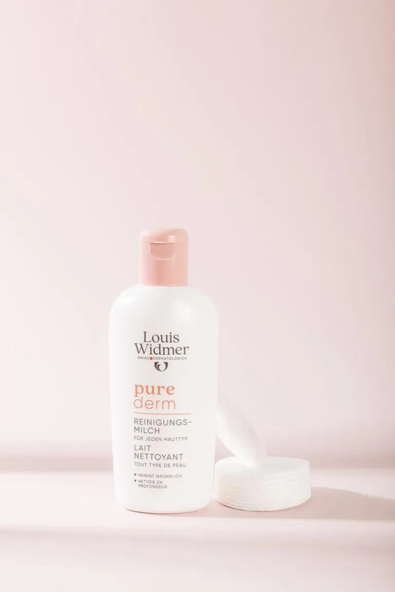 Louis Widmer Purederm Reinigingsmelk Zonder Parfum 200 ML