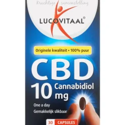 Lucovitaal CBD 10 mg Cannabidiol Capsules