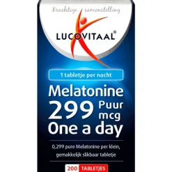 Lucovitaal MELATONINE 299 MCG PUUR