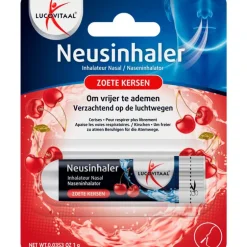 Lucovitaal Neusinhaler Vrijer Ademen Zoete Kersen 10 GR
