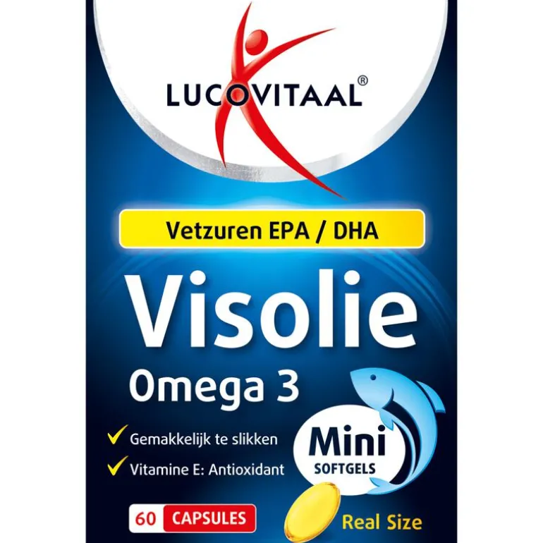 Lucovitaal Visolie Omega -3 60caps