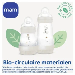 MAM Easy Start Anti-Colic Babyfles Blue 320 ML