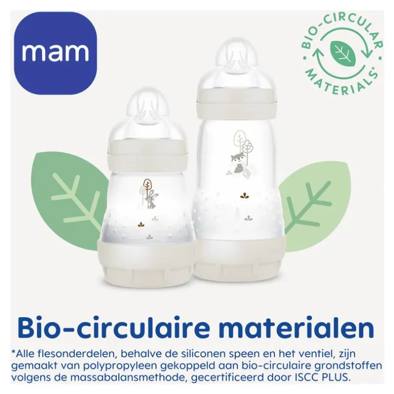 MAM Easy Start Anti-Colic Babyfles Blue 160 ML