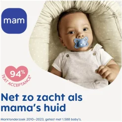 MAM Original Fopspenen Night 0-6 maanden Uni 2 stuks
