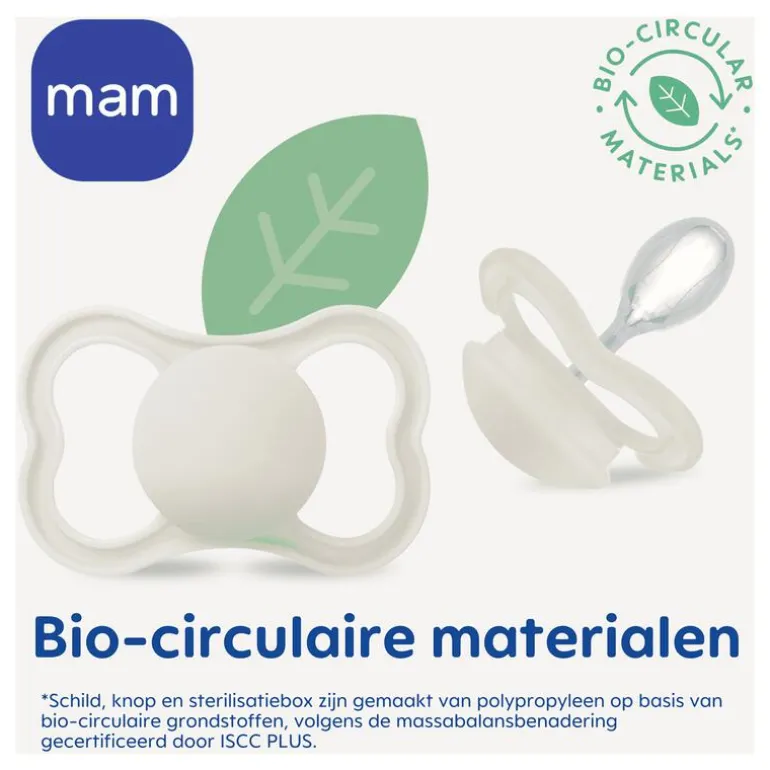 MAM Supreme Fopspenen 6-16 maanden Blue 2 stuks