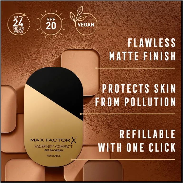 Max Factor Facefinity Reusable Compact powder Refill 005 Sand