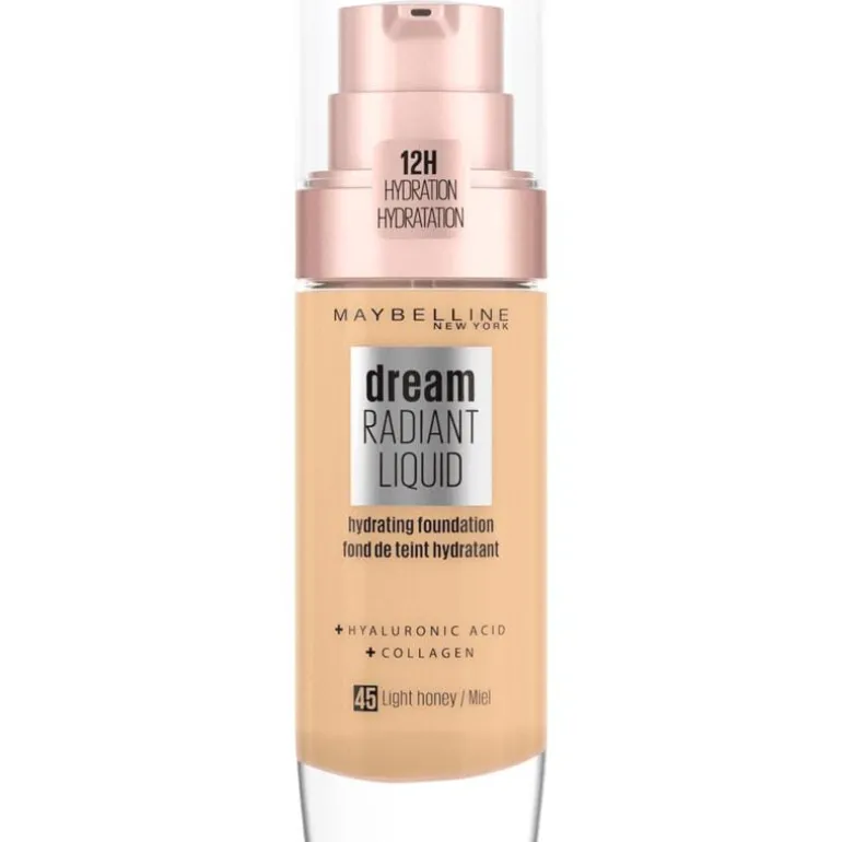 Maybelline - Dream Satin Liquid - 45 Light Honey - Foundation SPF13