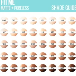 Maybelline New York Fit Me Matte + Poreless Foundation 122 Creamy Beige 30 ML