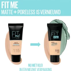 Maybelline New York Fit Me Matte + Poreless Foundation 362 Deep Golden