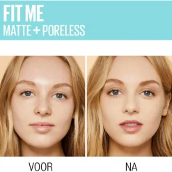 Maybelline New York Fit Me Matte + Poreless Foundation 100 Warm Ivory 30 ML