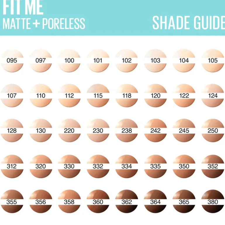 Maybelline New York Fit Me Matte + Poreless Foundation 330 Toffee 30 ML