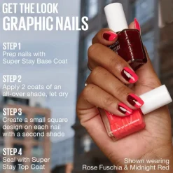 Maybelline New York Superstay Ink Bonder Nagellak 8 Passionate Red