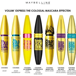 Maybelline New York Volum' Express Colossal Waterproof Mascara Glam Zwart