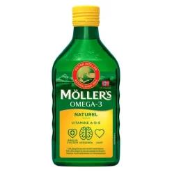 Möller's Omega-3 Levertraan Naturel 250 ml