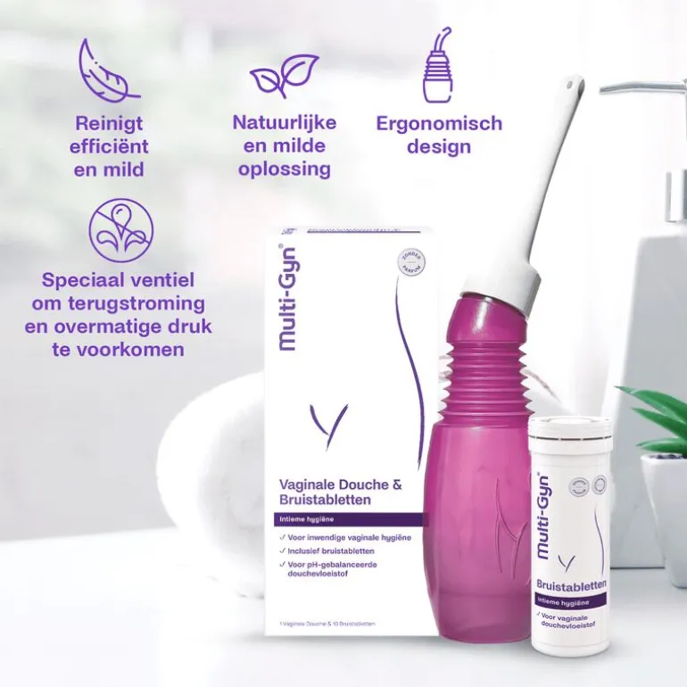 Multi-Gyn Vaginale Douche & 10 Bruistabletten