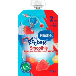 NESTLÉ Little Rockets Smoothie Aardbei Appel Banaan Wortel 2+