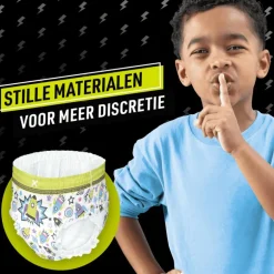 Ninjamas Pants Luierbroekjes Jongen Maat 7 4-7 Jaar 10 Stuks
