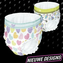 Ninjamas Pants Luierbroekjes Meisje Maat 7 4-7 Jaar 10 Stuks