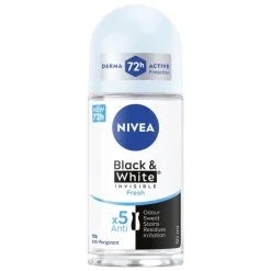 NIVEA Black & White Invisible Pure Deodorant Roller 50 ML
