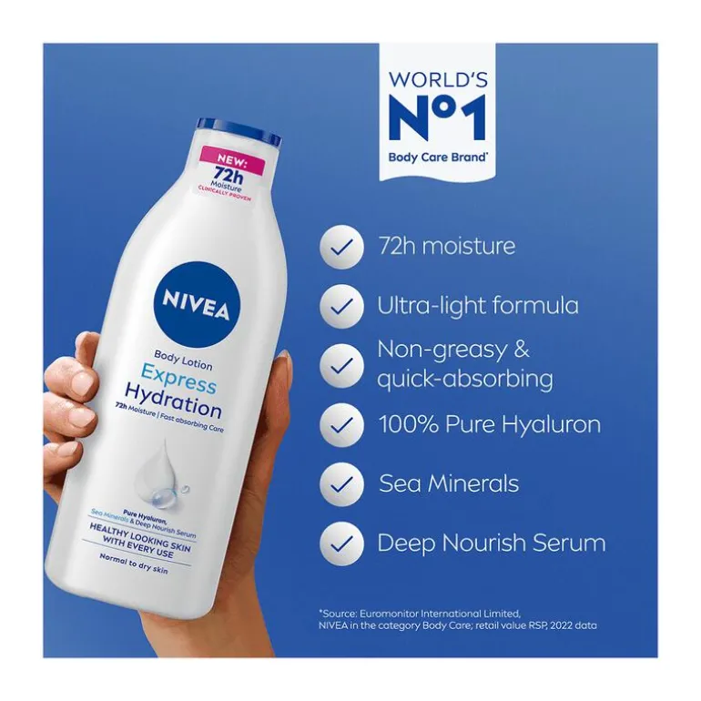 NIVEA Express Hydraterende Body Lotion 400 ML