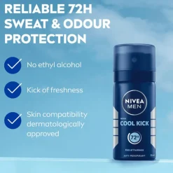 NIVEA MEN Cool Kick Deodorant Spray Mini 35 ML