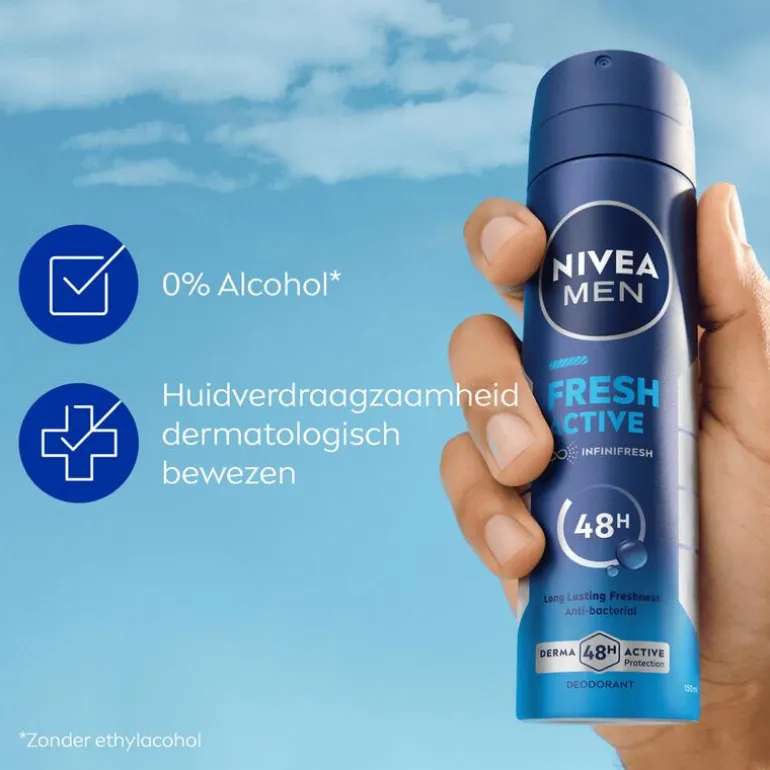 NIVEA MEN Fresh Active Deodorant Spray 150 ML