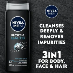 NIVEA MEN Rock Salts 3-in-1 Douchegel 500 ML