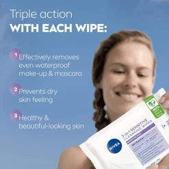 NIVEA Sensitive Reinigingsdoekjes 25 stuks
