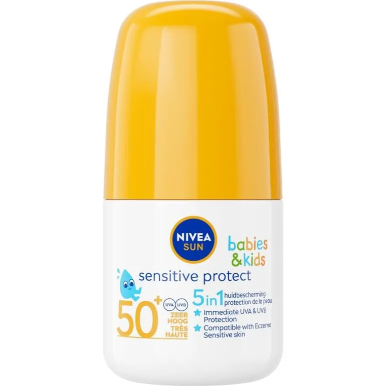 NIVEA SUN Babies & Kids Protect & Sensitive Roll-on Zonnebrand SPF 50+ 50 ML