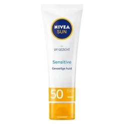 NIVEA SUN Gezichtszonnecrème Sensitive SPF50 50 ML