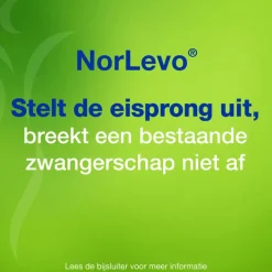 Norlevo Levonorgestrel Morning After Pil 1,5 mg