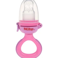 Nuby Siliconen Nibbler - 6m+ - Roze