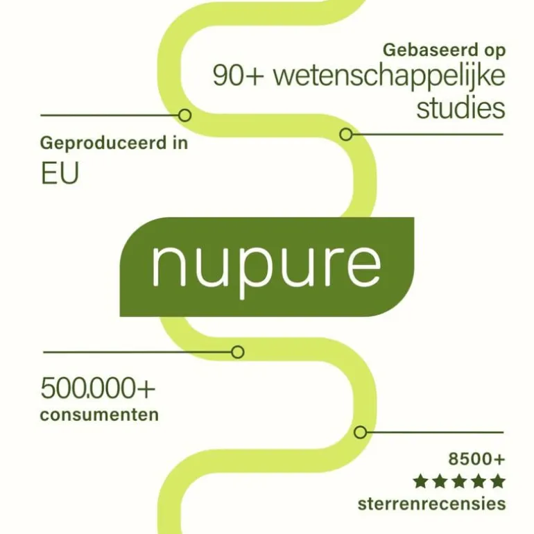 Nupure probaflor plus - Probiotica complex met pepermunt en chicorei, 60 capsules