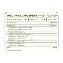 Nupure probaflor - Probiotica complex, hooggedoseerd met inulin, 30 capsules