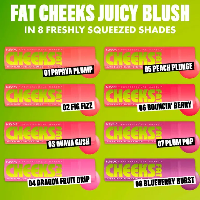 NYX Fat Cheeks Blush Bouncin Berry