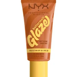 NYX Professional Makeup Buttermelt Glaze Skin Tint SPF 30 5 Chai Butta
