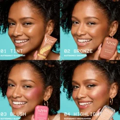 NYX Professional Makeup Buttermelt Highlighter 05 Bright and Butta