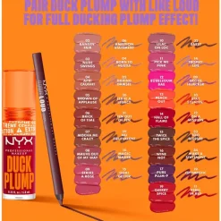 NYX Professional Makeup Duck Plump Lip Plumping Laquer Lipgloss 3 Nude Swings