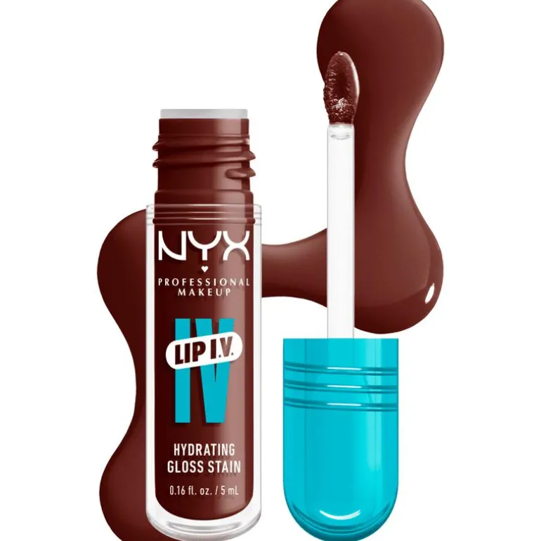 NYX Professional Makeup Lip IV Hydraterende Lipgloss Mocha Me Wet