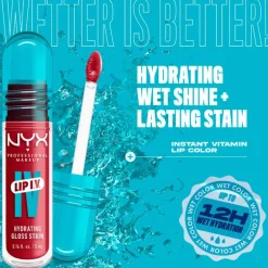 NYX Professional Makeup Lip IV Hydraterende Lipgloss Bubblegum Burst