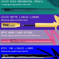 NYX Professional Makeup Vivid Rich Mechanical Pencil Sapphire Bling