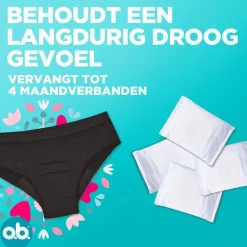 o.b.® Herbruikbaar Menstruatie Ondergoed XS/S