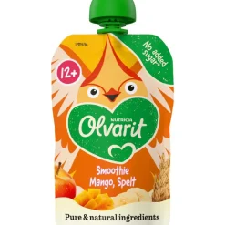 Olvarit Knijpfruitzakje Mango Smoothie Spelt