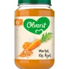 Olvarit Wortel Kip Rijst Babyhapje 6+ maanden 200 GR