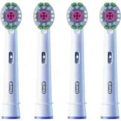 Oral-B 3D White Opzetborstels Wit - 4 Stuks