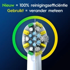 Oral-B Floss Action Opzetborstels Wit - 4 Stuks