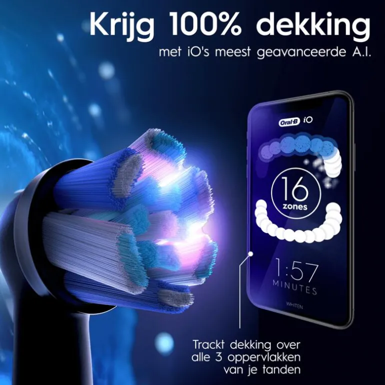 Oral-B iO 9S Zwart Elektrische Tandenborstel By Braun