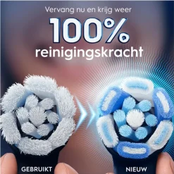 Oral-B iO Ultimate Clean Opzetborstels Zwart 4 Stuks